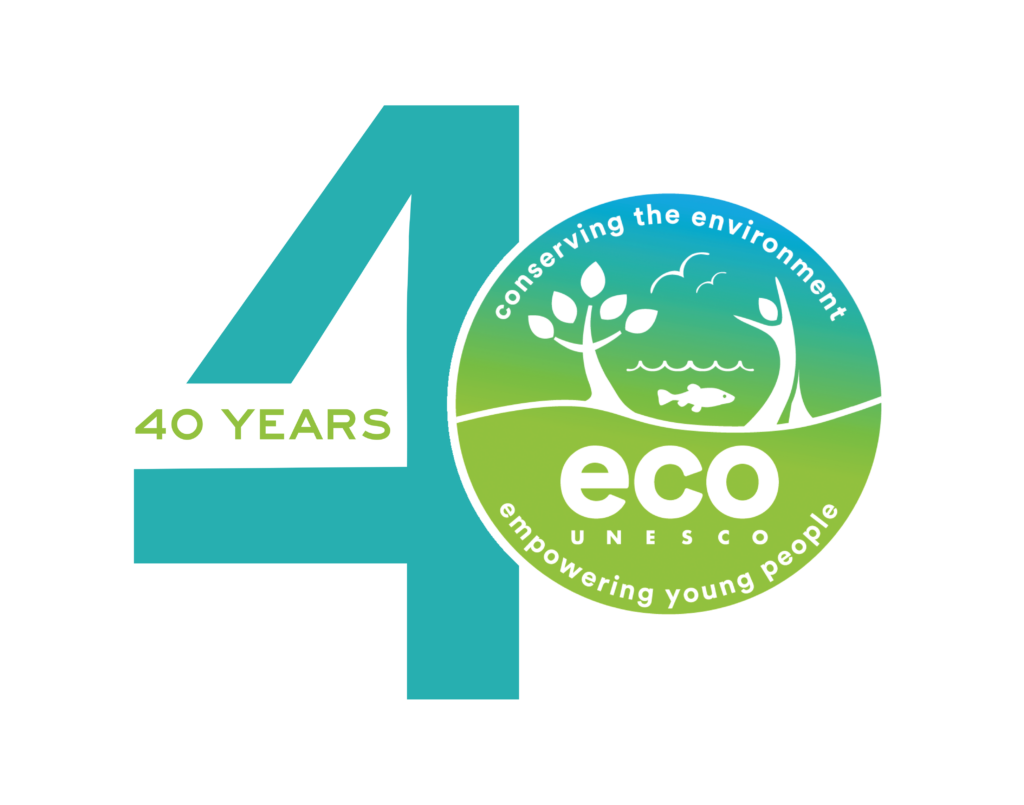ECO-UNESCO's 40th Anniversary Logo