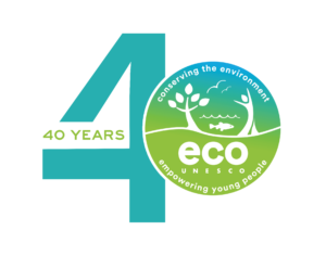 ECO-UNESCO's 40th Anniversary Logo