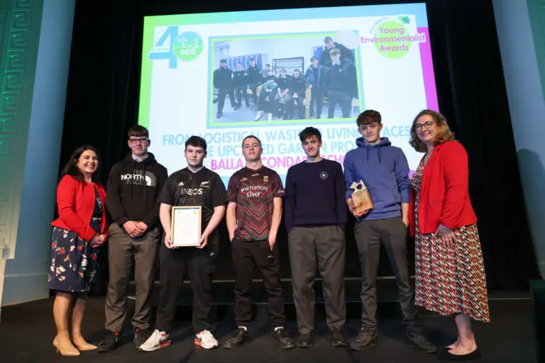 Mayo, Senior Waste Award, From Logistical Waste to Living Spaces The Upcycled Garden Project, Balla Secondary School