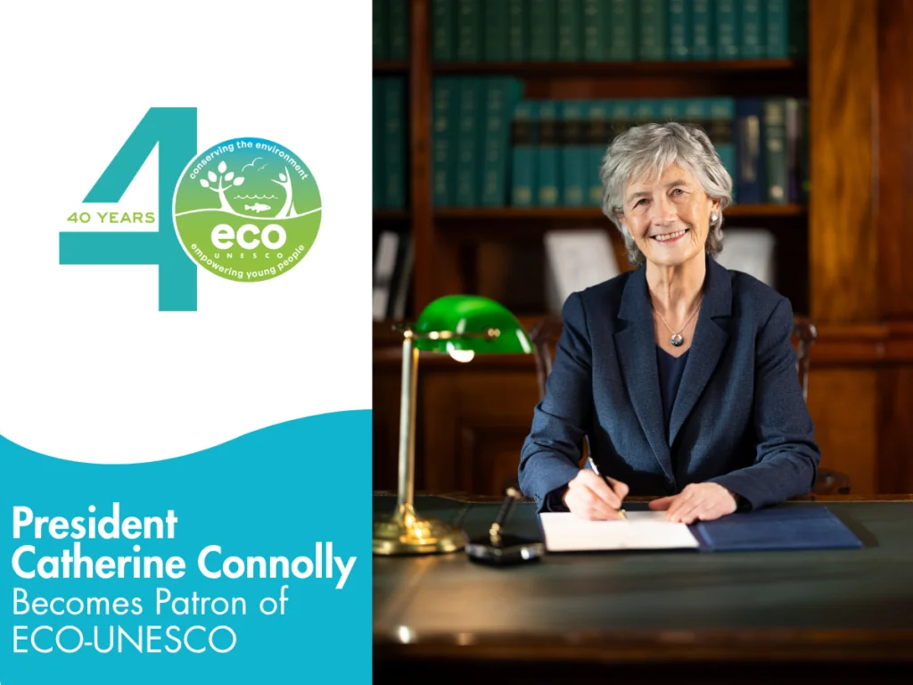 president of ireland catherine connolly eco-unesco patron